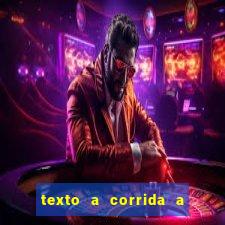 texto a corrida a lagarta lili